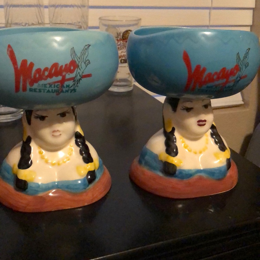 Set of two Macayo’s margarita glasses